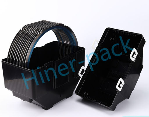 주문 SGS를 준수하는 웨이퍼 플렉스 프레임 12 인치 300mm 전도성 PP 재료 웨이퍼 저장 상자 online manufacture
