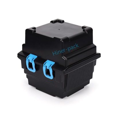 주문 6인치 150mm 검은색 ESD 웨이퍼 저장 상자 안전 운송용 online manufacture