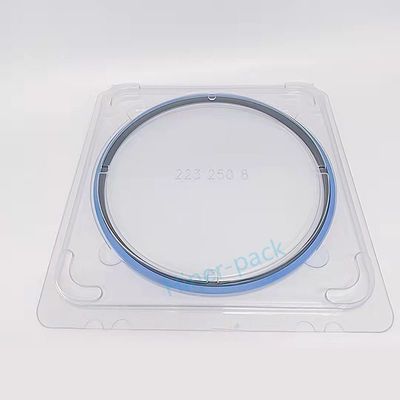 주문 8 인치 투명한 단일 웨이퍼 운송 컨테이너 PET 물질 online manufacture