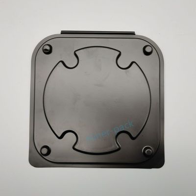 주문 블랙 PET 물질 반도체 운송용 실리콘 웨이퍼 수평 상자 online manufacture