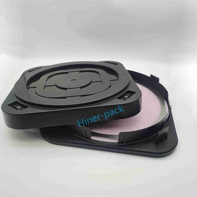 주문 수평 12 인치 웨이퍼 캐리어 박스 배송자 검은 웨이퍼 Fab에 사용 SGS 준수 online manufacture