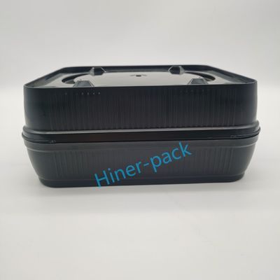 주문 팩 웨이퍼 운송 상자 ISO9001 인증 8 인치 블랙 수평 웨이퍼 운송기 online manufacture