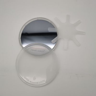주문 맑은 폴리프로필렌 단일 웨이퍼 수송기 뚜?? 과 스프링 베이스와 함께 online manufacture