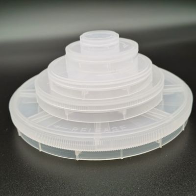 주문 단일 칩 포장 웨이퍼 배송 상자 반도체 산업용 천연 PP 저 가스 방출 online manufacture