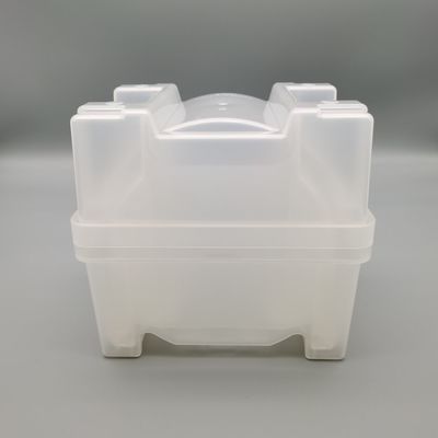 주문 6인치 150mm 웨이퍼 배송 상자 PP 베이스 뚜?? 카세트 세트 투명한 색상 높은 호환성 online manufacture