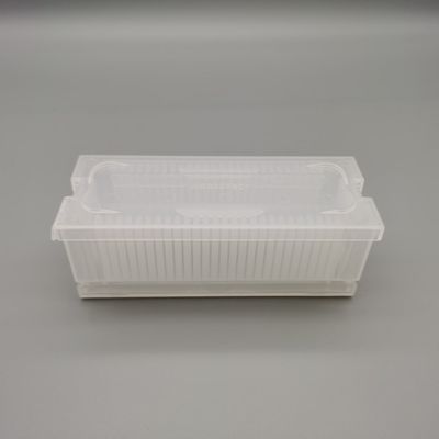 주문 직사각형 실리콘 웨이퍼 박스 25PCS 프레스 타입 하단과 뚜?? 으로 재활용 online manufacture