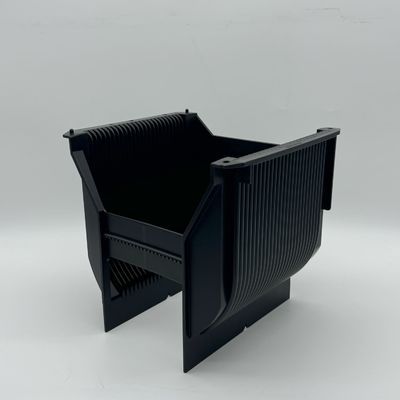 주문 8인치 초정화 웨이퍼 카세트 박스 25 용량 블랙 ESD 보호 재료 online manufacture