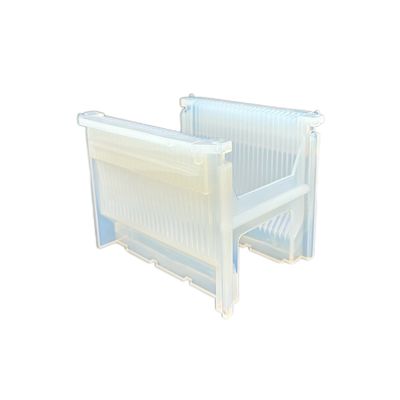 주문 반도체 제조용 PFA를 가진 내구성 있는 테플론 웨이퍼 카세트 online manufacture
