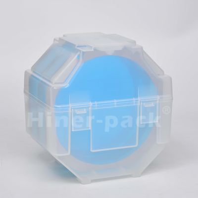 주문 검은 반투명 웨이퍼 저장 상자 반도체 웨이퍼 처리용 25 슬롯 online manufacture